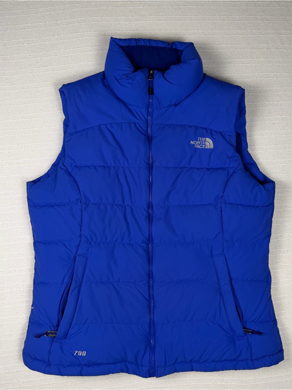 The North Face 700 Fill Power Down Puffer Vest Blue Women's Size Medium